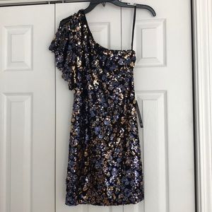 🆕 One-shoulder Sequined Dress 👗